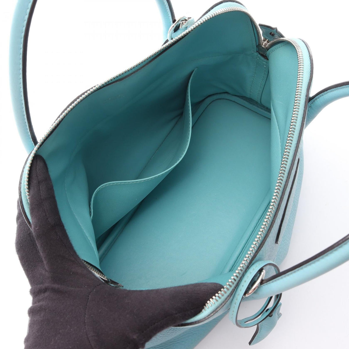 HERMES Bolide31 2WAY HandbagBlue atoll Blue atoll Blue Taurillon Clemence leather Taurillon Clemence 2107601161906
