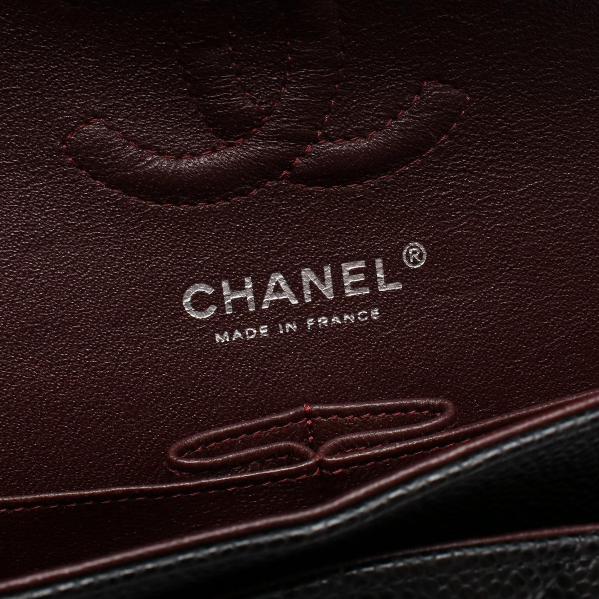 CHANEL Black Matelasse W flap Calfskin (cowhide) A01113 2118800164704
