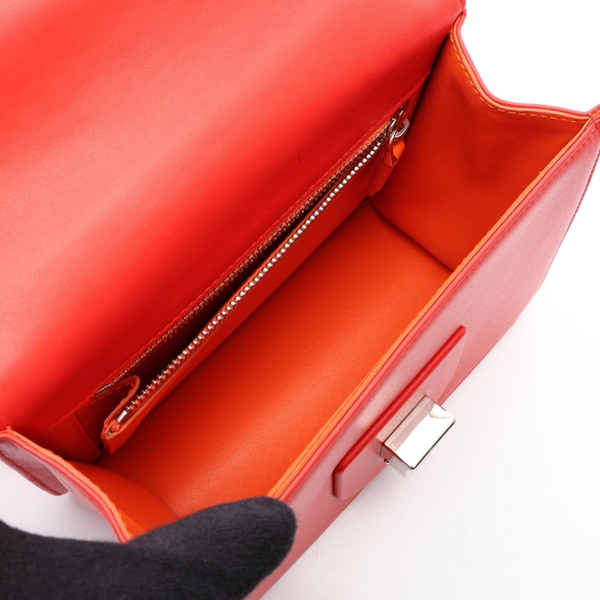 Dior DIORAMA Shoulder Bag Red leather 2101219947167