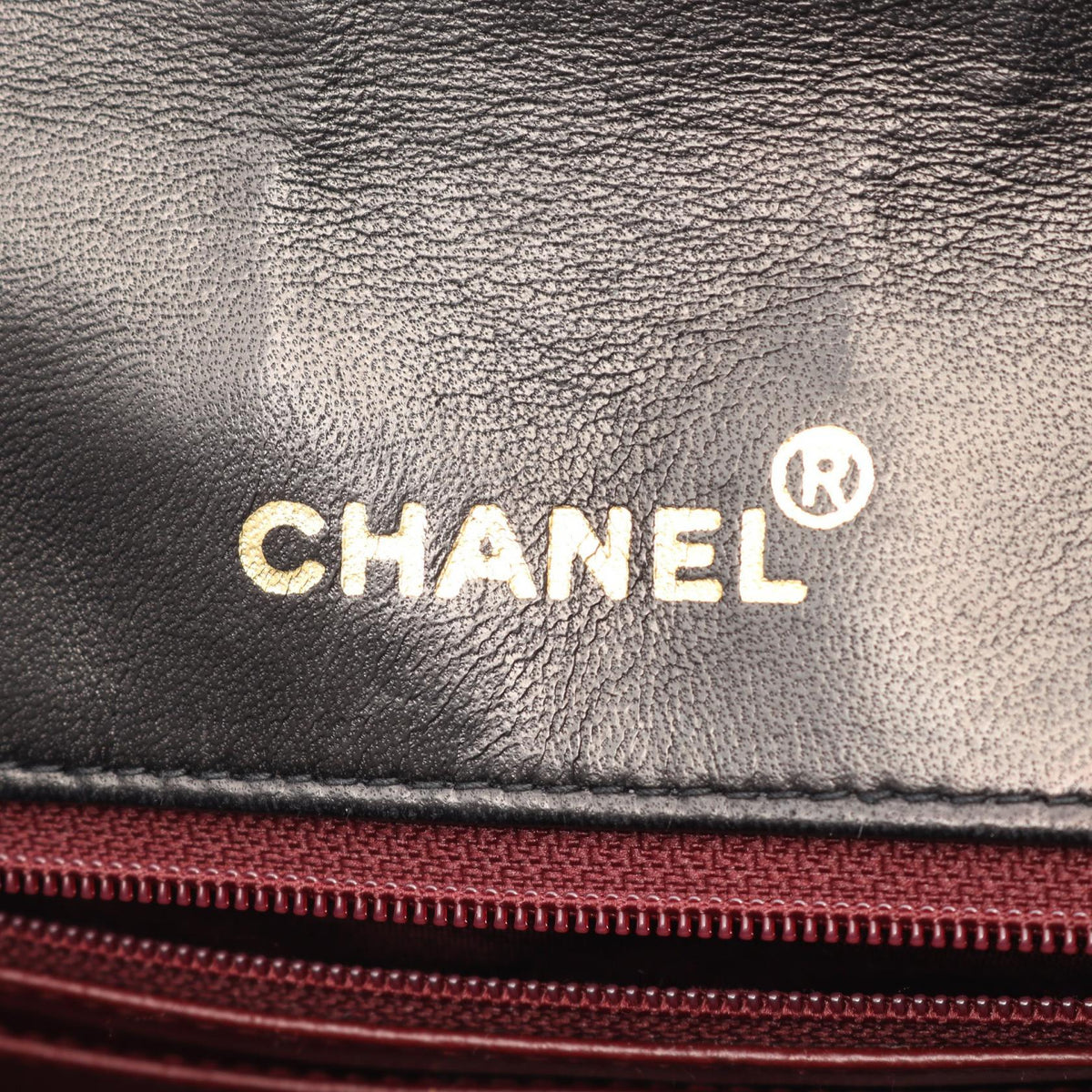 CHANEL Black Matelasse single flap Lambskin (sheep leather) 2118300091784