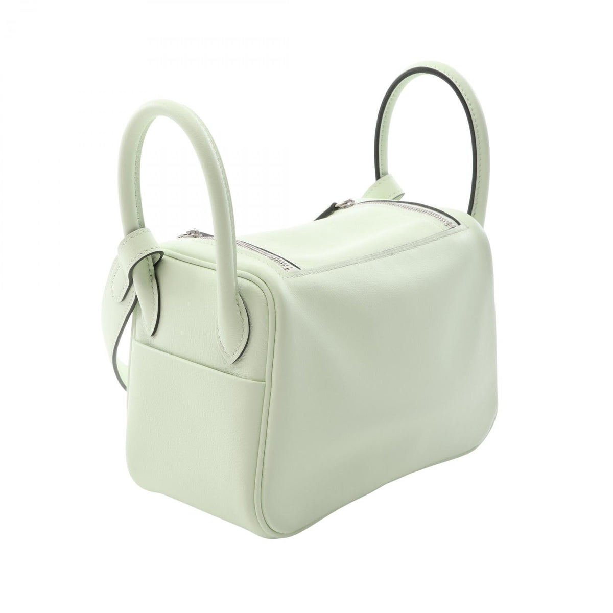 HERMES Lindy Mini Shoulder BagVert Fizz Vert Fizz Green Vaux Swift leather leather Calfskin (cowhide) Vaux Swift leather 2120100033390