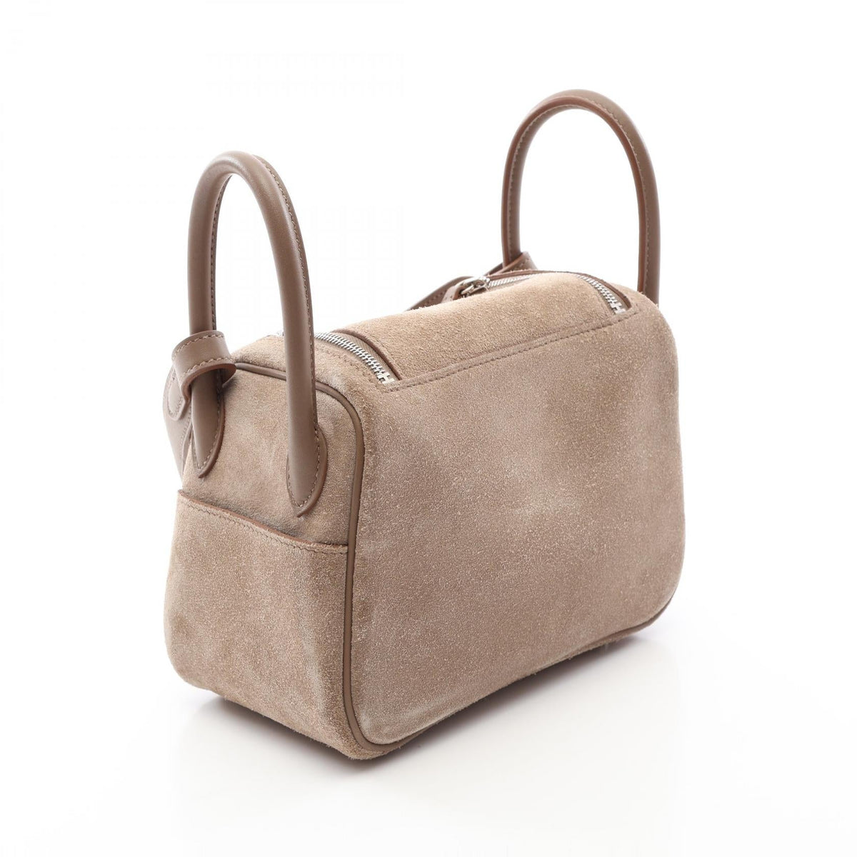 HERMES Lindy Mini Griscaille Shoulder BagEtoupe Grey Etoupe Grey Beige Vaux Swift leather leather Grizzly / Veau Swift leather 2120900125233