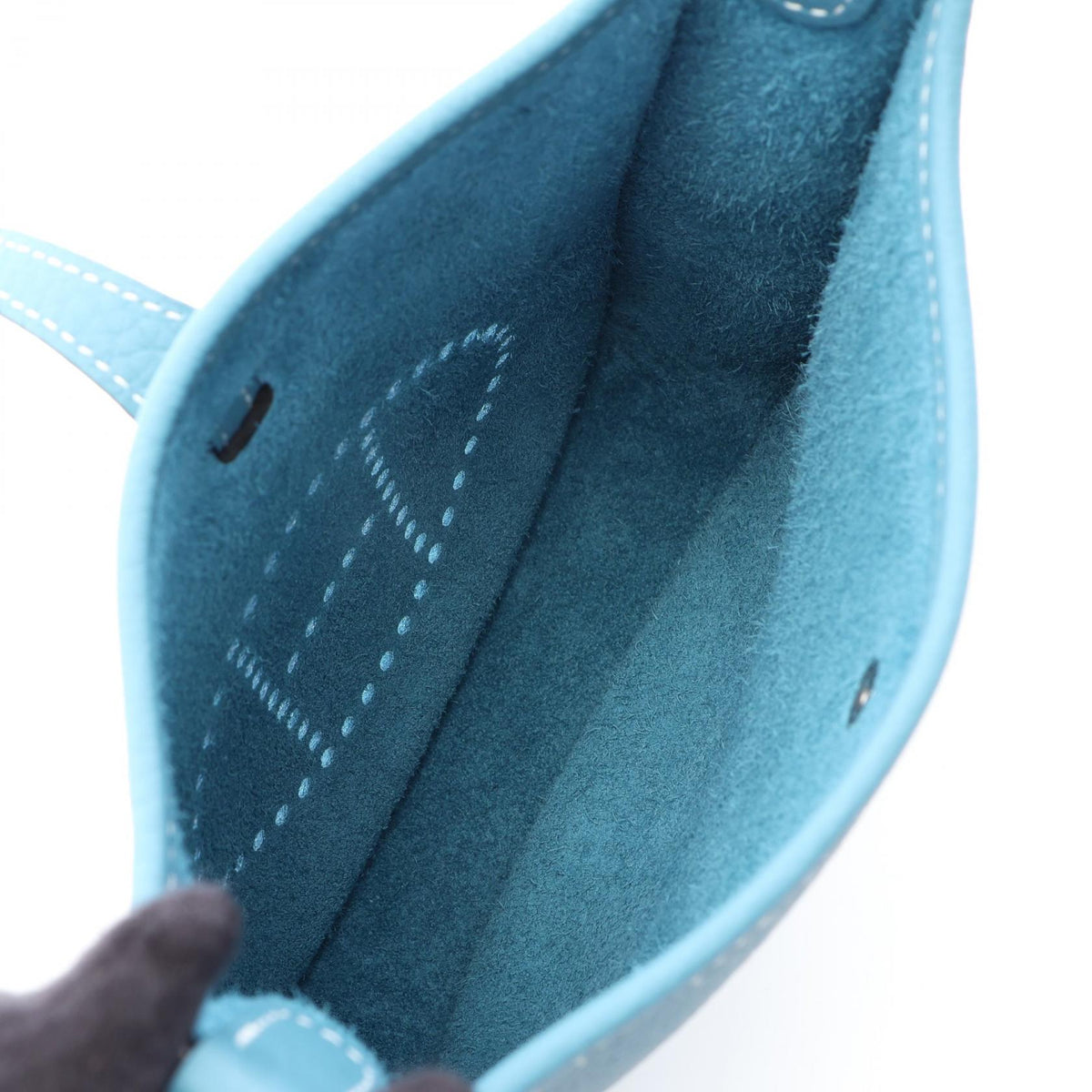 HERMES EvelyneTPM Amazon Shoulder BagNew Blue Jeans New Blue Jeans Blue Taurillon Clemence leather Taurillon Clemence 2106800633979