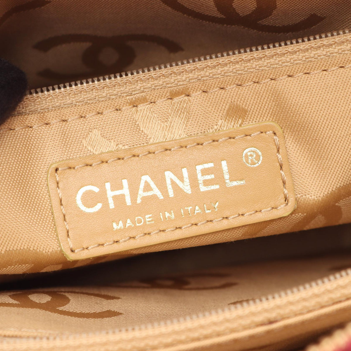 CHANEL Pink Wild stitch leather 2101219950853