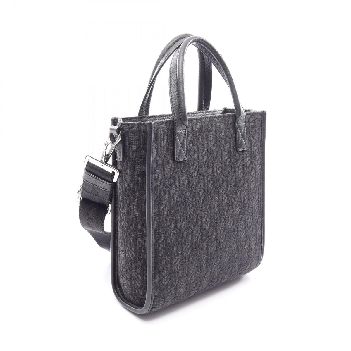 Dior Safari North-South Oblique 2WAY Handbag Black canvas�leather 1ESPO311YKY 2100301245853