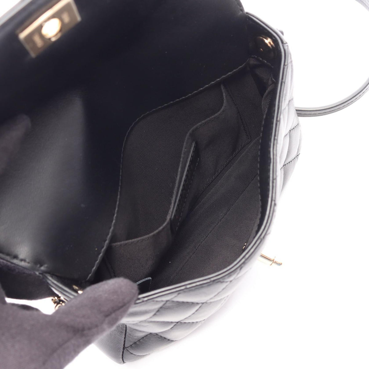 CHANEL Black Matelasse Lambskin (sheep leather) AS0545 2107601160626