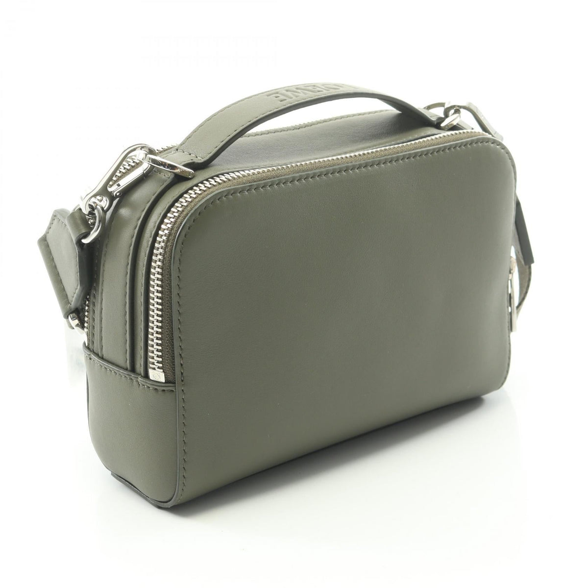 LOEWE Mini Crossbody Camera Bag Shoulder Bag Khaki leather C565R41X04 2120100033062