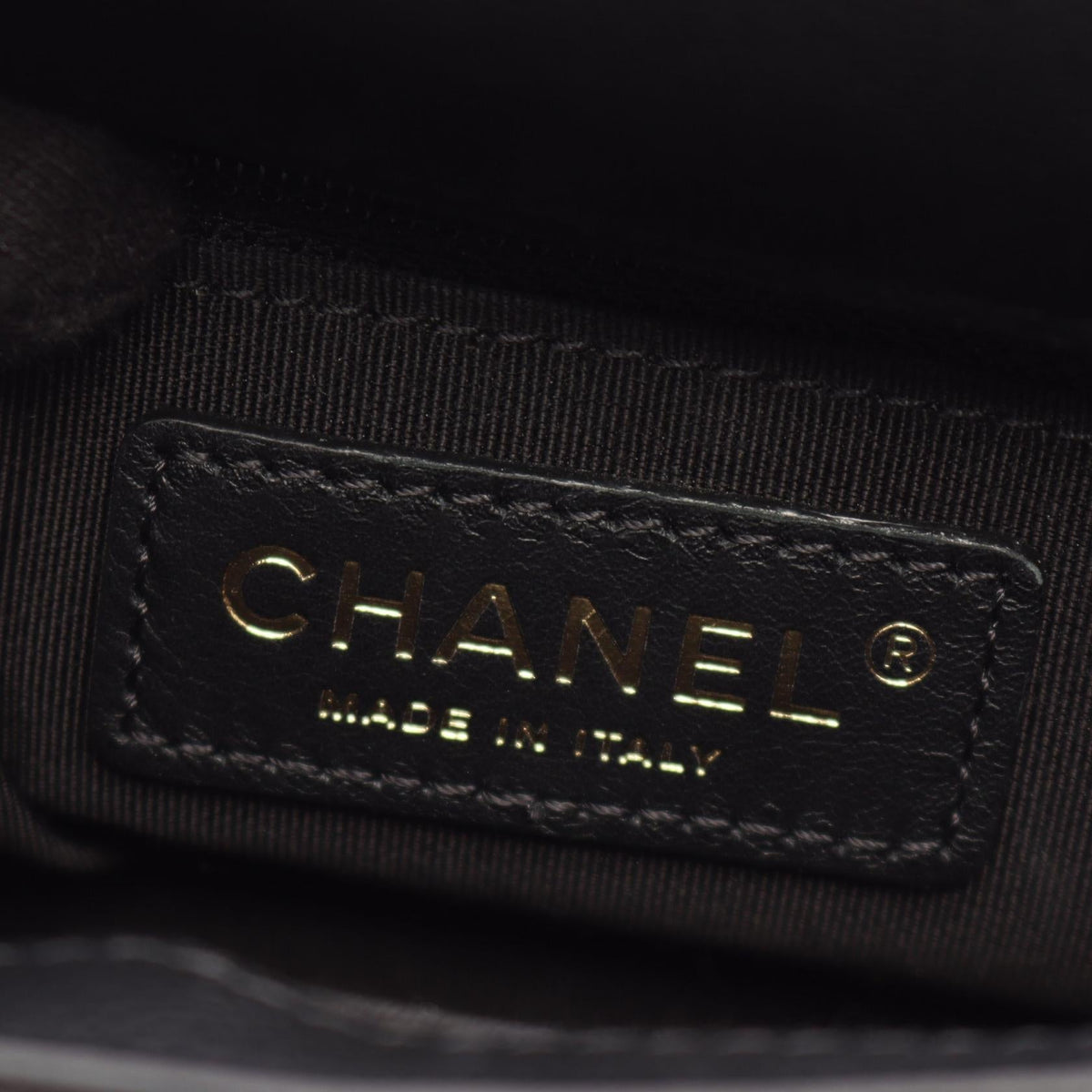 CHANEL Black Matelasse small flap Calfskin (cowhide) 2104102516136