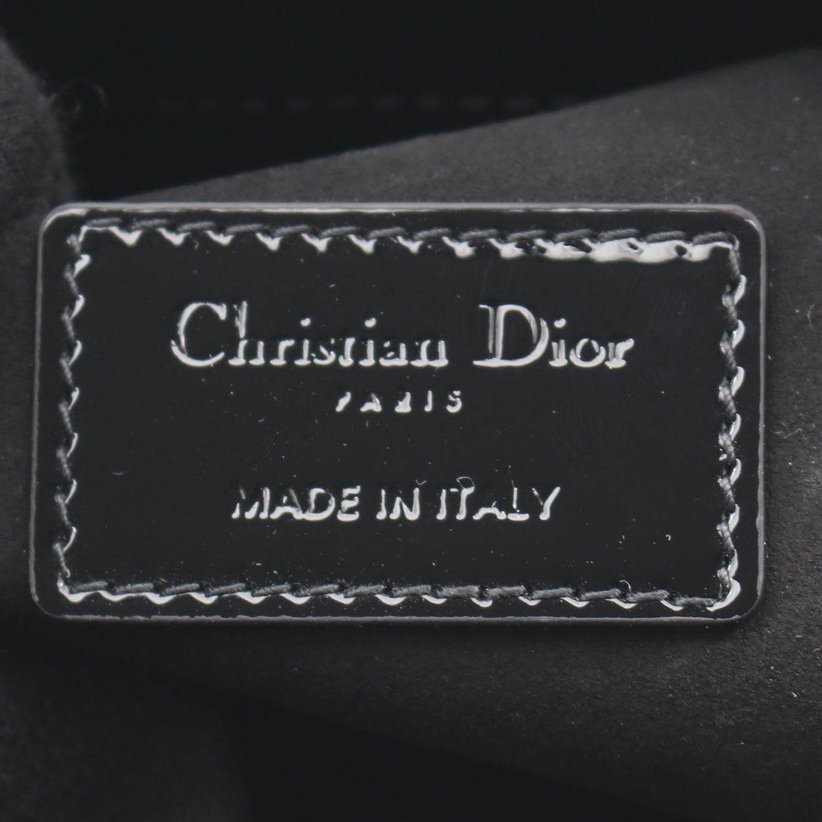 Dior LADY D-Joy Medium Cannage 2WAY Handbag Black Patent leather M0540OWCBM900 2101219946054
