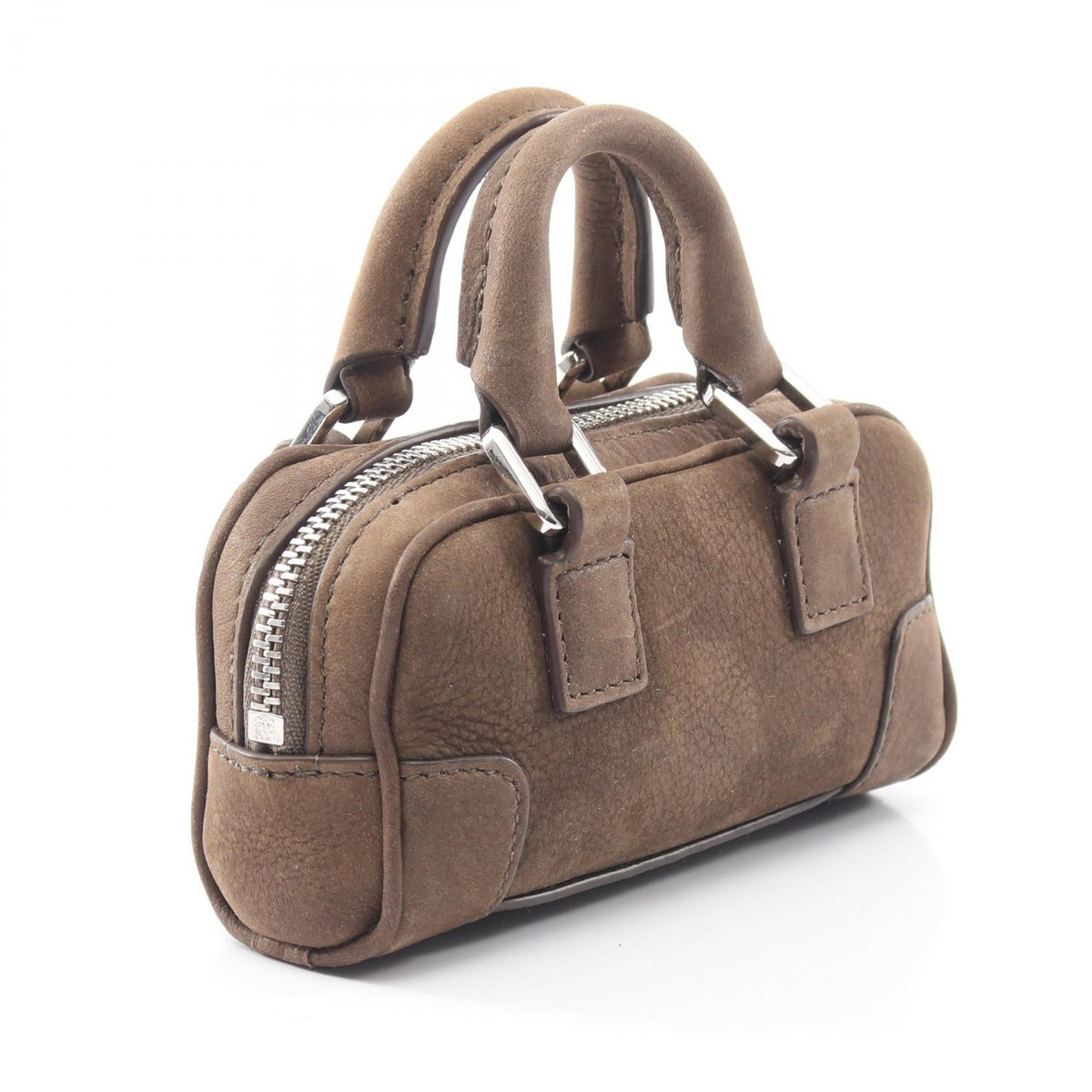 LOEWE Amazona Nano 2WAY Handbag Gray leather C039U96X02 2101219946269