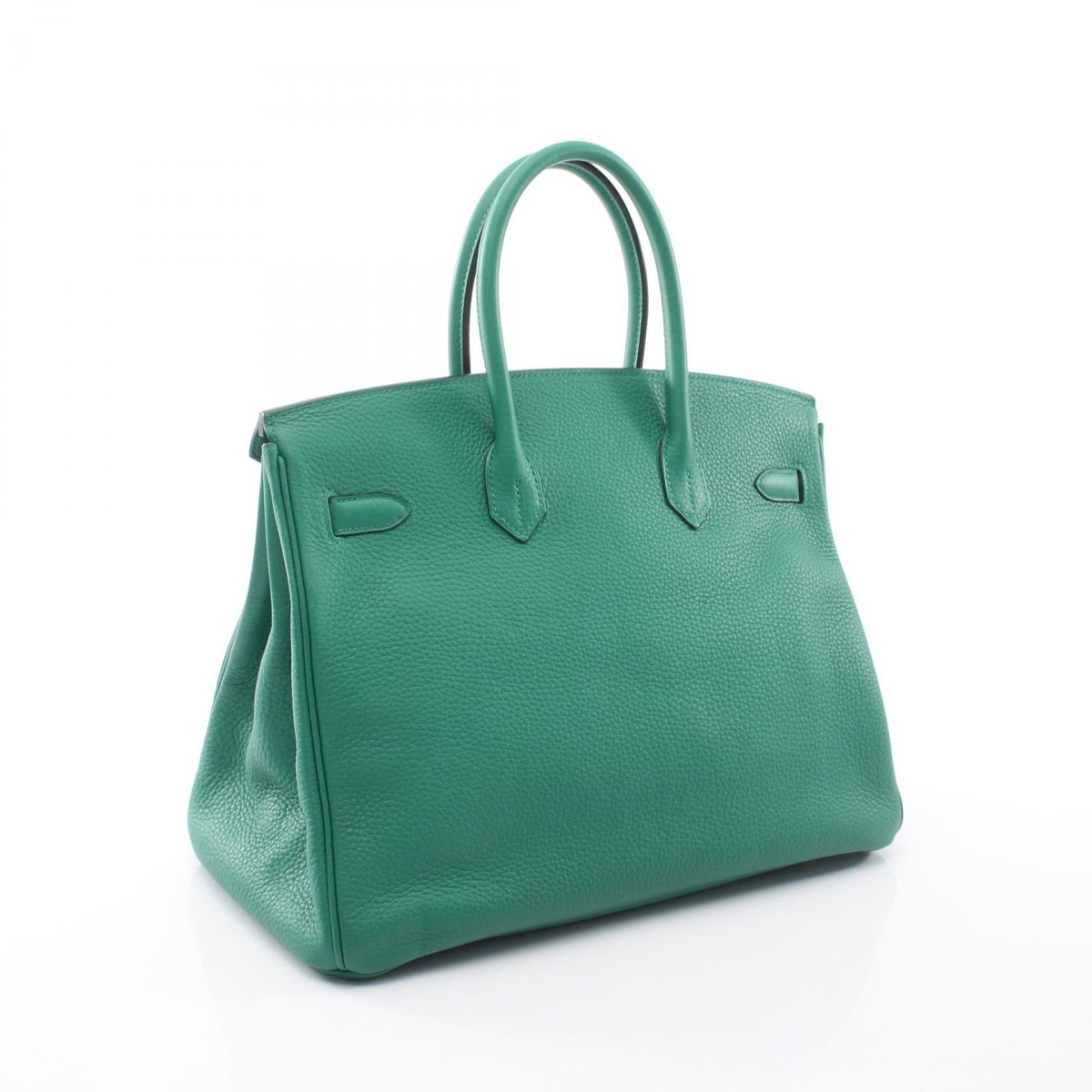 HERMES Birkin 35 Vert vertigo HandbagVert vertigo Vert vertigo Green Taurillon Clemence leather 2101219941264
