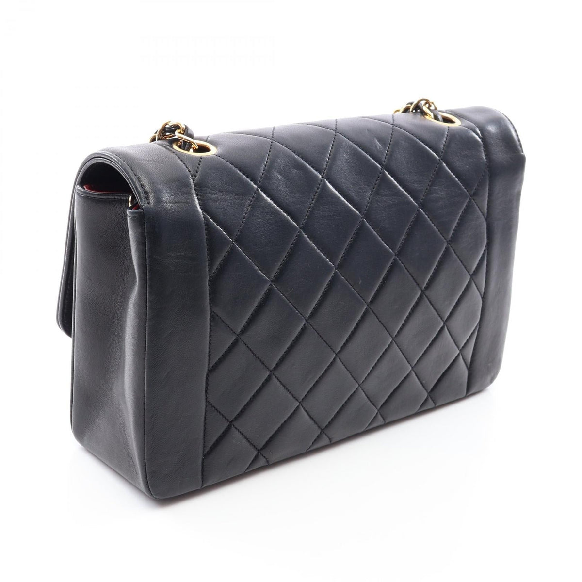 CHANEL Black Matelasse Diana Flap Lambskin (sheep leather) A01165 2101219936628