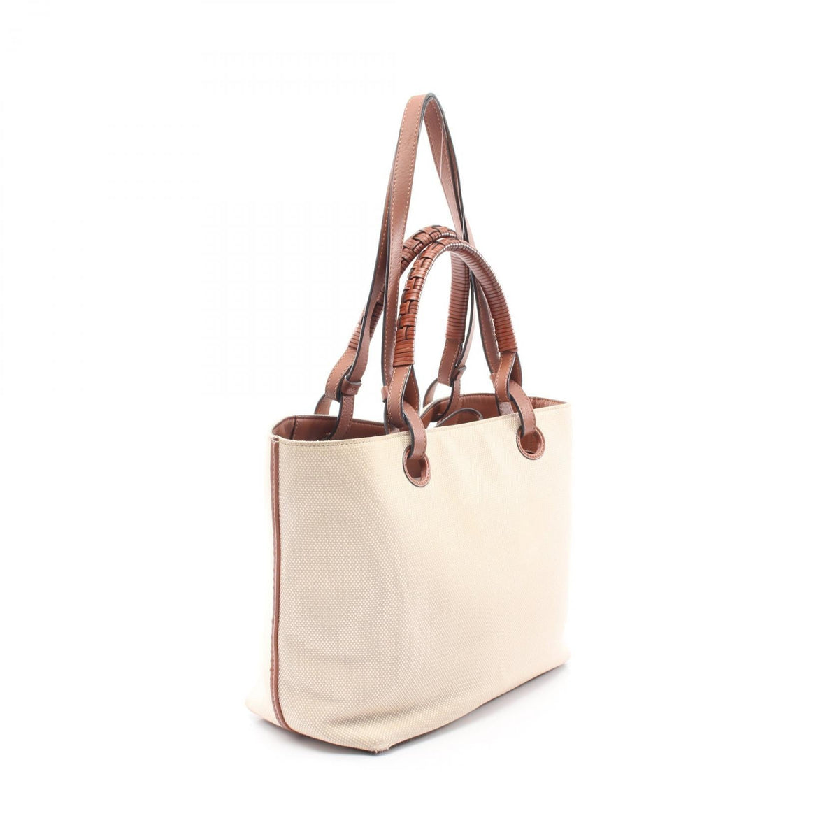 LOEWE Anagram 2WAY Tote Bag Beige/Brown canvas Brown A717S72X06 2104102514507
