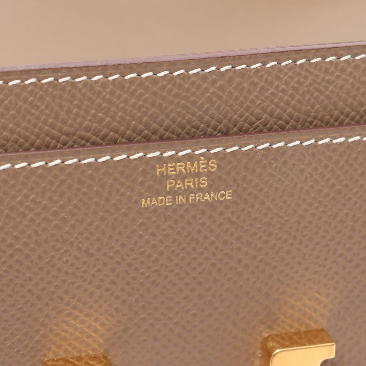 HERMES constance long to go Shoulder BagEtoupe Grey Etoupe Grey Gray Epsom leather Calfskin (cowhide) Epsom 2120300051965