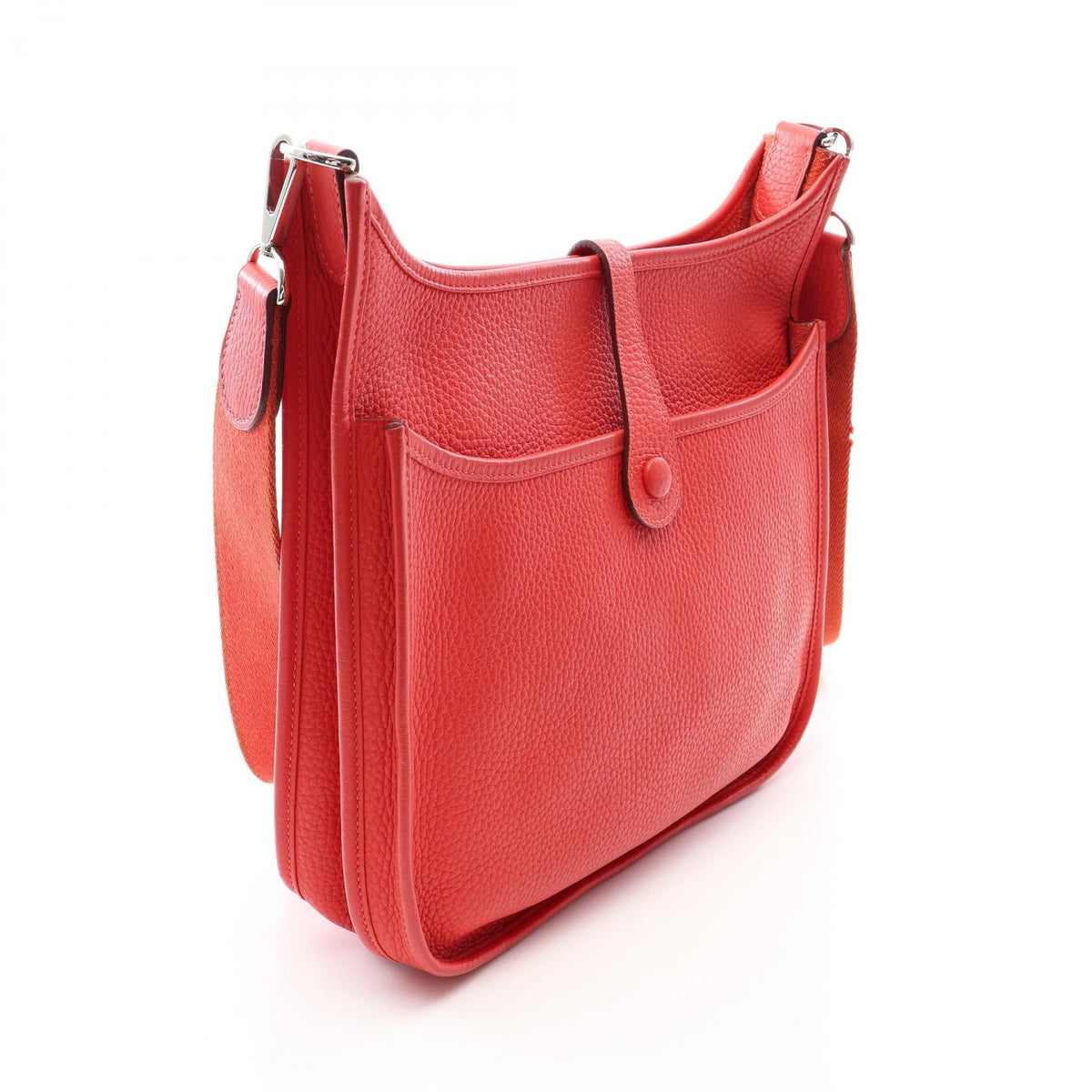 HERMES Evelyne 3 Troyes PM Shoulder BagRouge pivoine Rouge pivoine Red Taurillon Clemence leather Taurillon Clemence 2101219932569