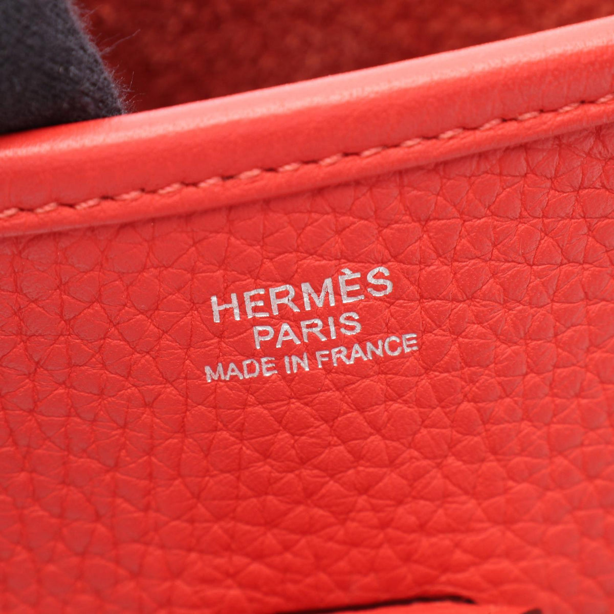 HERMES Evelyne 3 Troyes PM Shoulder BagRouge pivoine Rouge pivoine Red Taurillon Clemence leather Taurillon Clemence 2101219932569