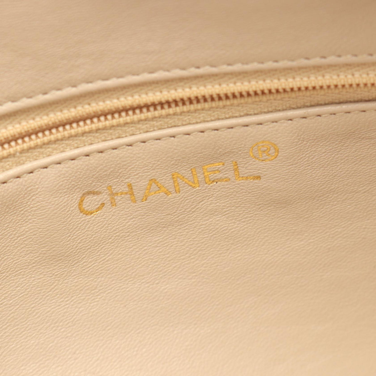 CHANEL Beige Matelasse tassel Lambskin (sheep leather) 2101219932576