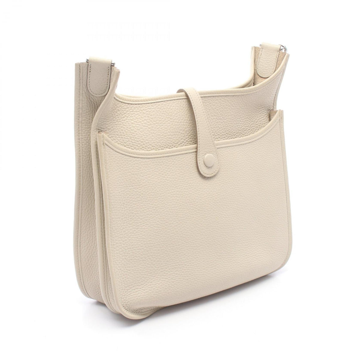 HERMES Evelyne 3 Troyes PM Shoulder BagBeton Beton Beige Taurillon Clemence Other Taurillon Clemence 2107601159200