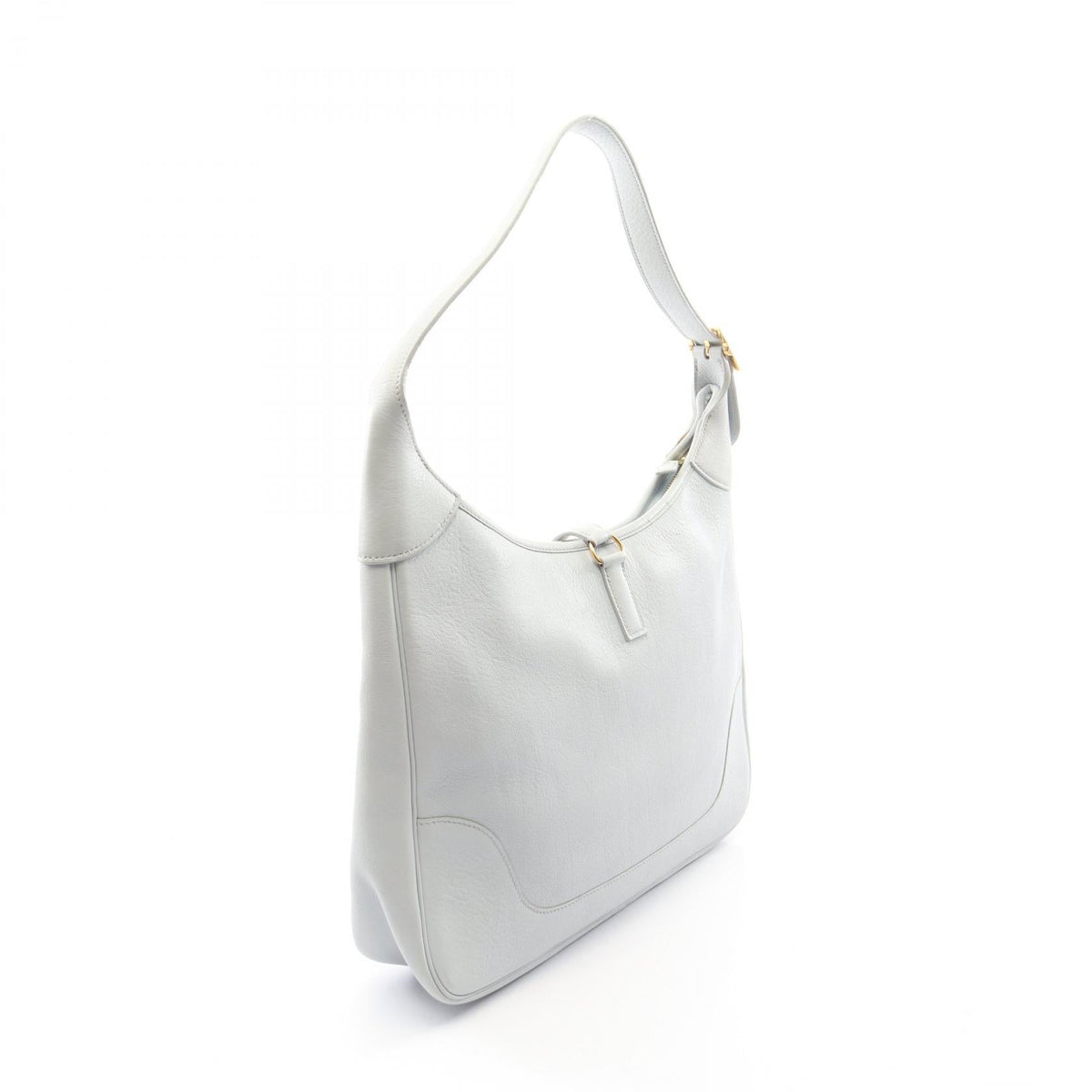 HERMES Trim 35 Shoulder Bag Blue leather 2101219931258