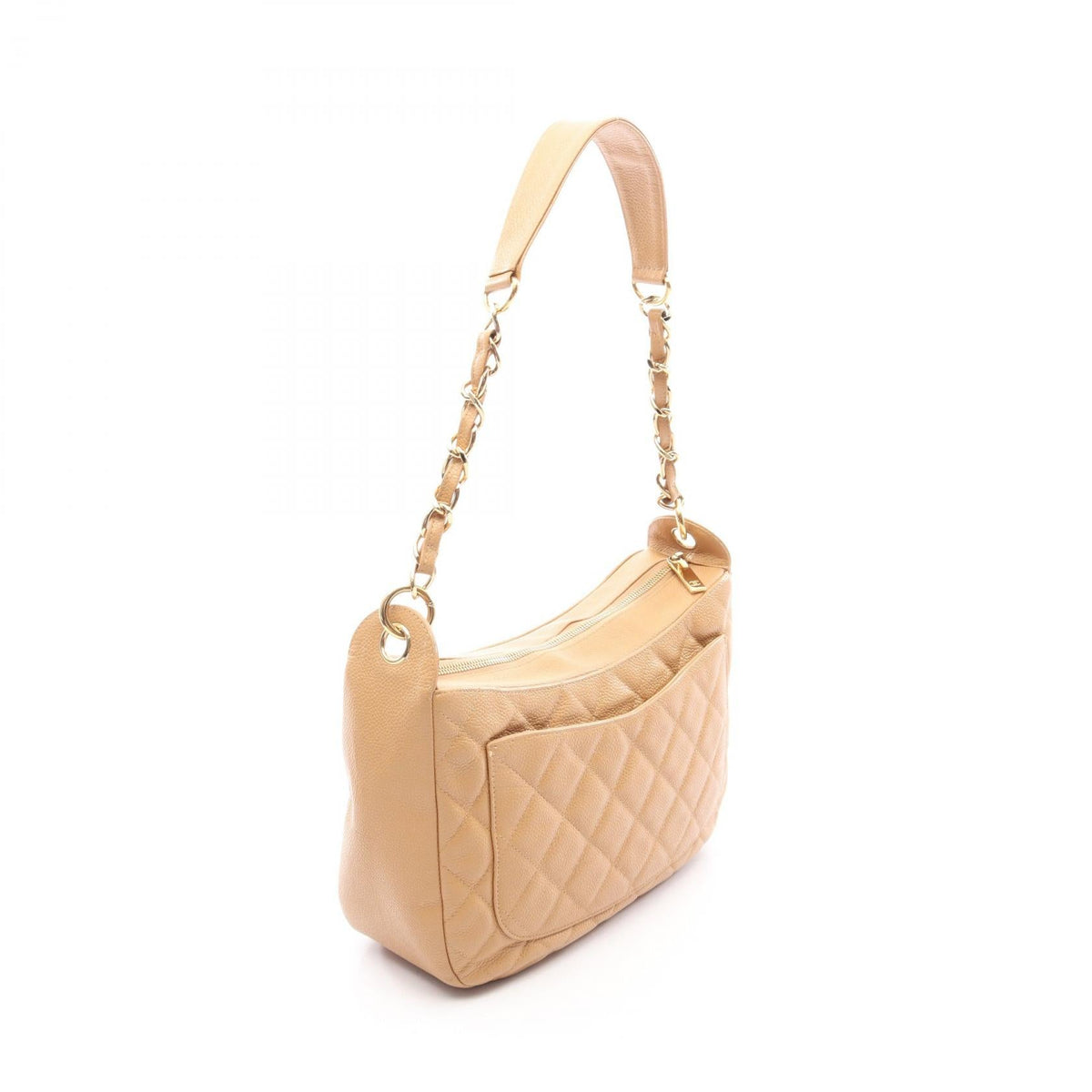 CHANEL Beige Matelasse Calfskin (cowhide) A20993 2101219931265