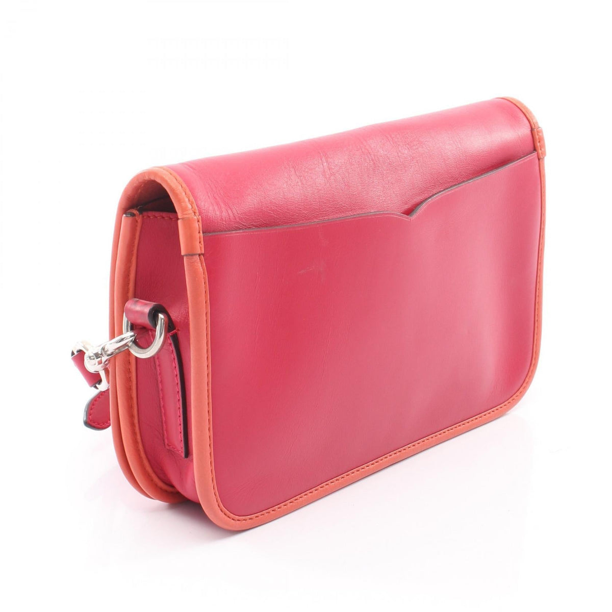 LOEWE Ines Shoulder Bag Red/Orange leather 2101219931654