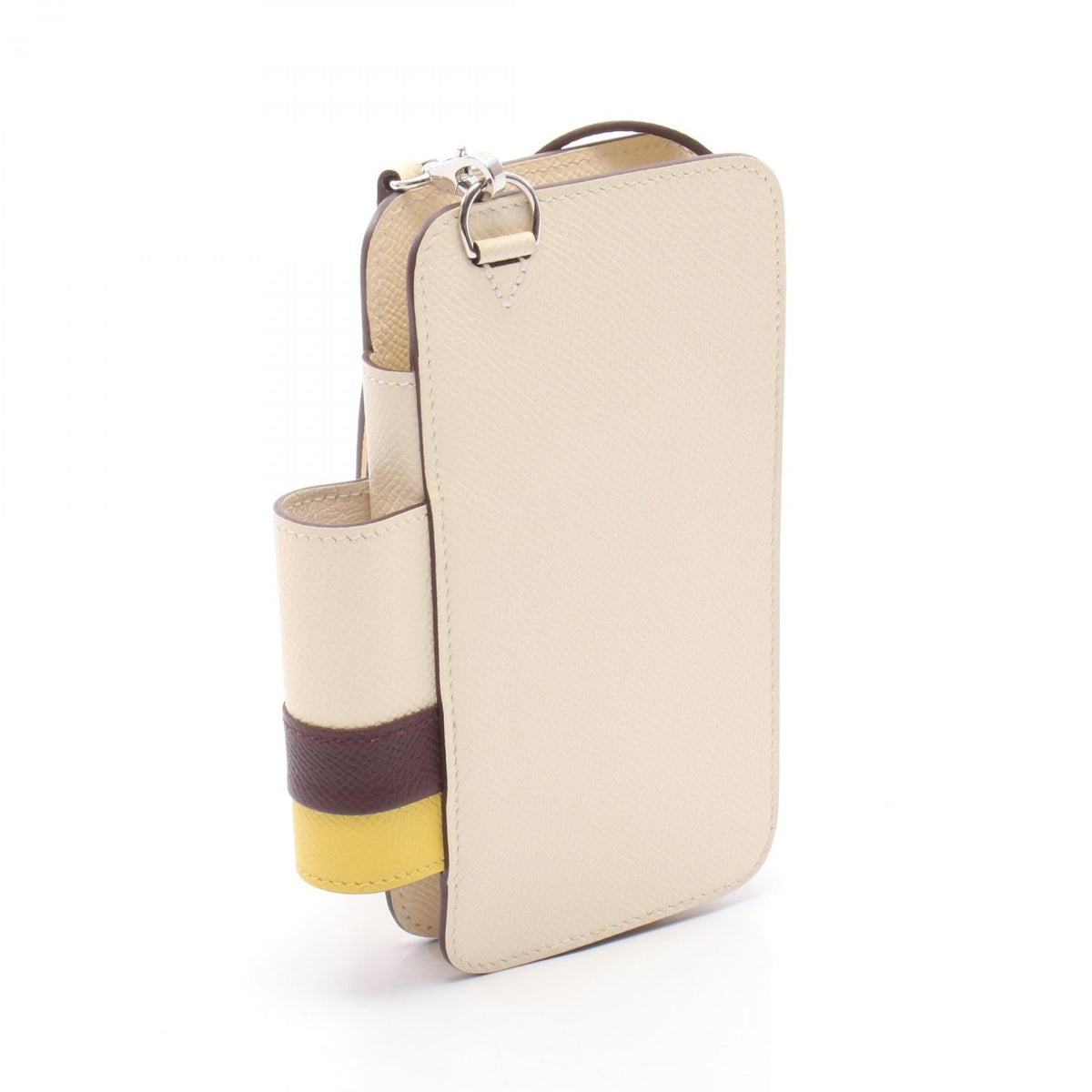 HERMES Way Phone Case Shoulder BagNata Nata Beige/Brown/Yellow Epsom leather Epsom 2106800633061
