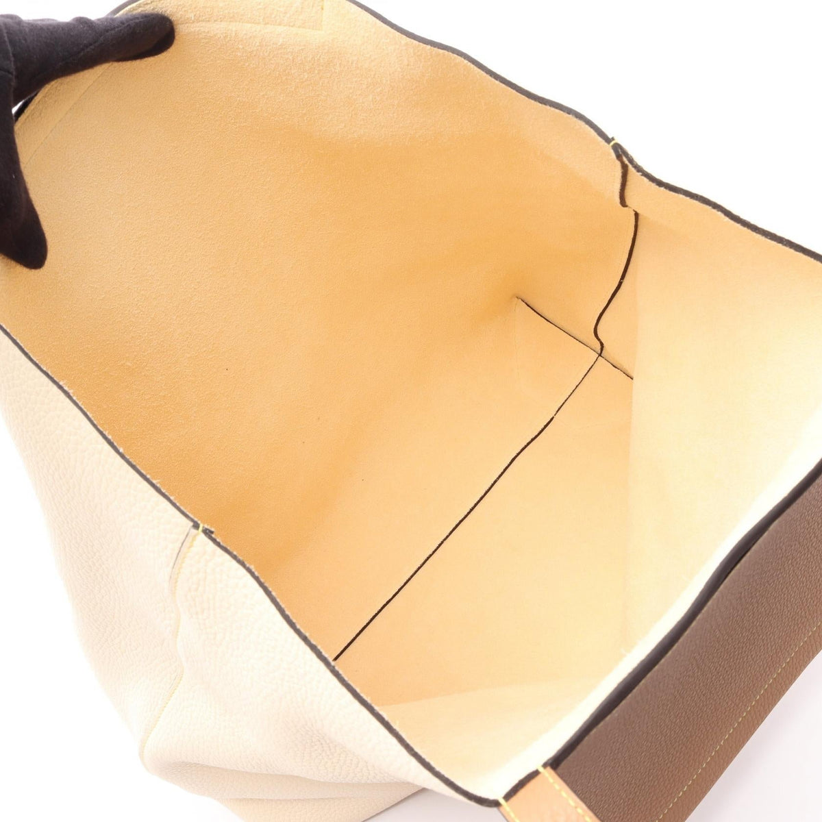 HERMES Cabasserie 46 Tote BagNata Nata Beige/Brown Taurillon Clemence leather Taurillon Clemence 2120900123017