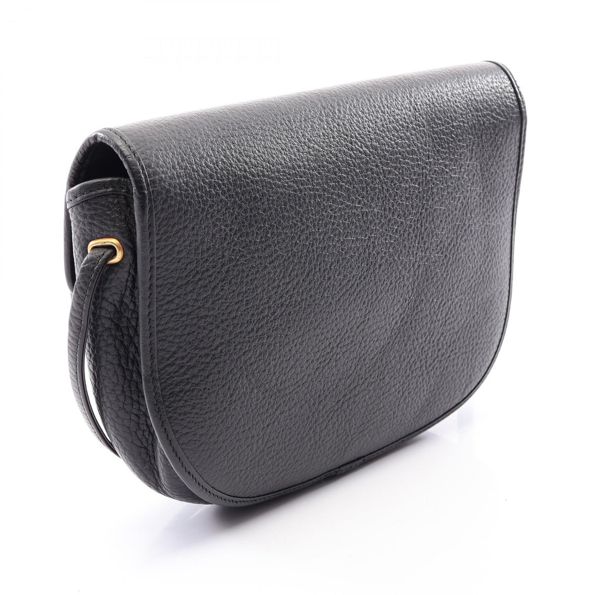 Dior CD logo Shoulder Bag Black leather 2101219928814