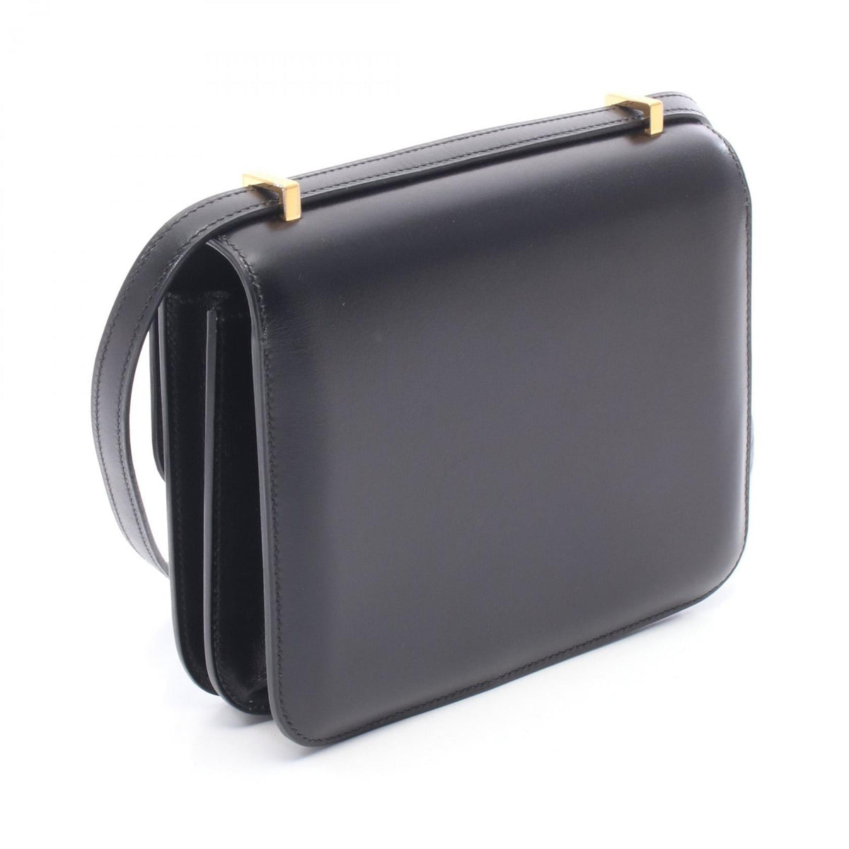 HERMES Constance 3 mini Shoulder Bag Black Box calf leather Calfskin (cowhide) 2101219928913