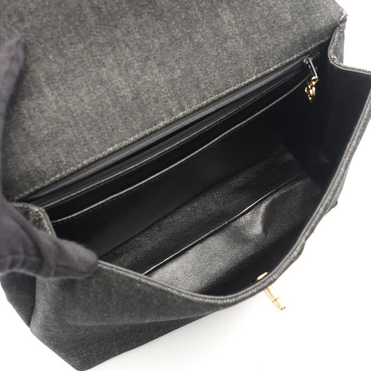 CHANEL Black COCO Mark denim 2101219929019
