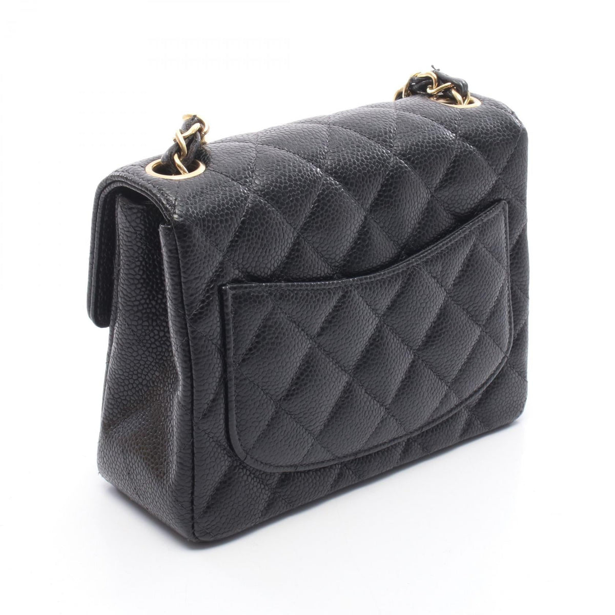 CHANEL Black Mini Matelasse Grained Calfskin leather 2101219929033