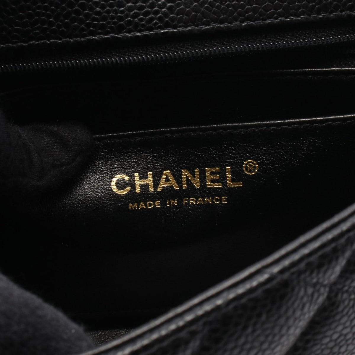 CHANEL Black Mini Matelasse Grained Calfskin leather 2101219929033