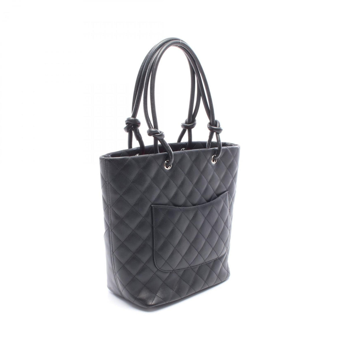 CHANEL Black Cambon line medium Lambskin (sheep leather) A25167 2101219929323