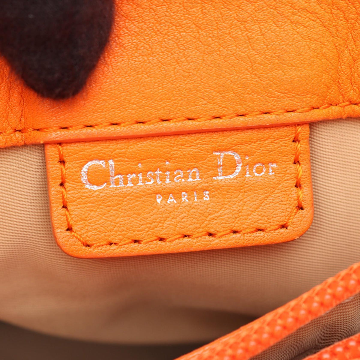 Dior Trotter Street Chic Tote Bag Tote Bag Beige/Orange canvas�leather 2101219928302