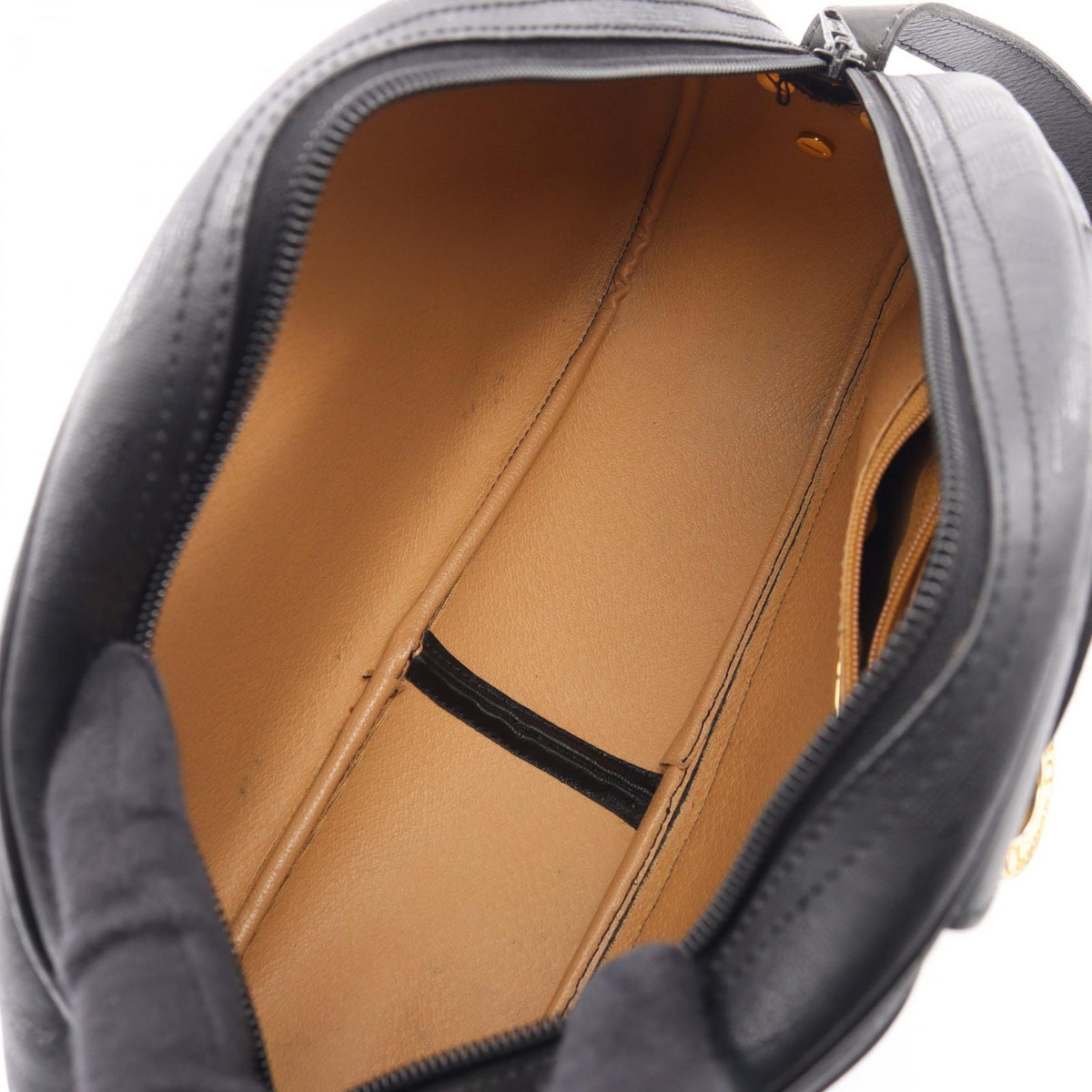 Christian Dior Trotter Shoulder Bag Black PVC coated canvas�leather 2101219928401