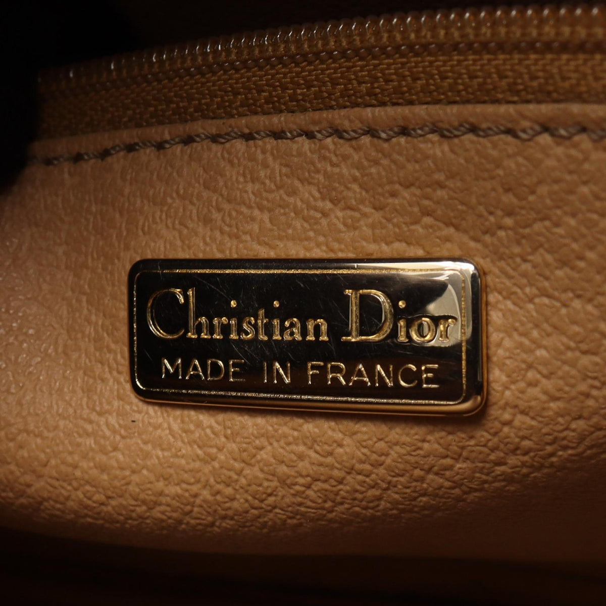 Christian Dior Trotter Shoulder Bag Black PVC coated canvas�leather 2101219928401