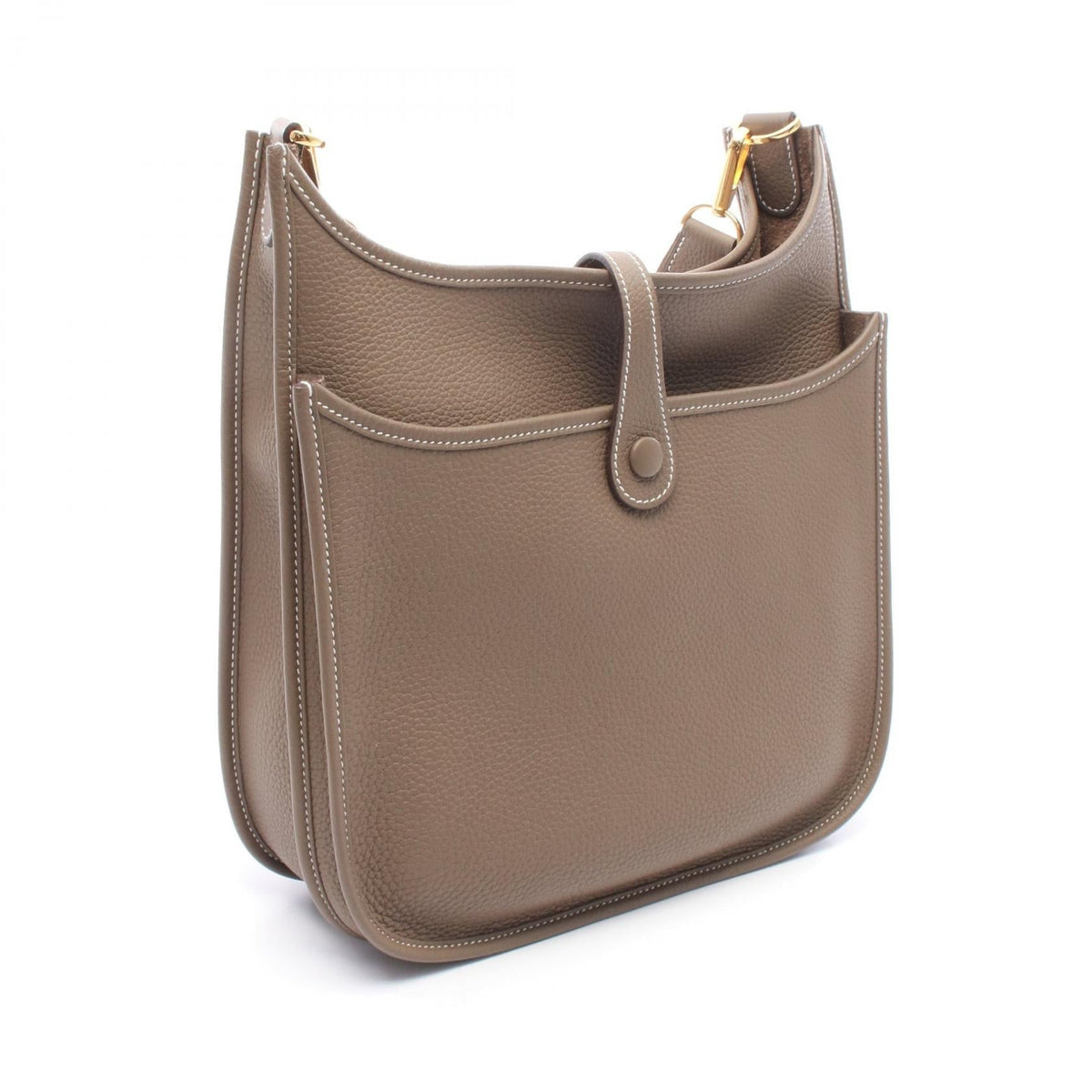 HERMES Evelyne 3 Troyes PM Shoulder BagEtoupe Grey Etoupe Grey Gray Taurillon Clemence leather Taurillon Clemence 2101219928227