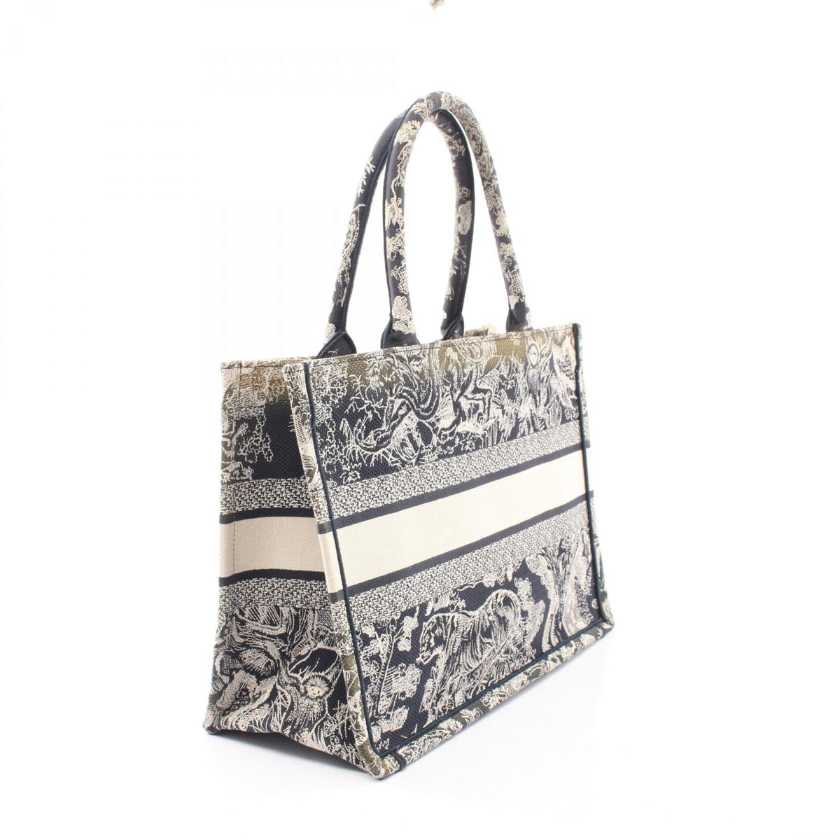 Dior BOOK TOTE Medium Toile de Jouy Tote Bag Navy/White canvas 2101219928135