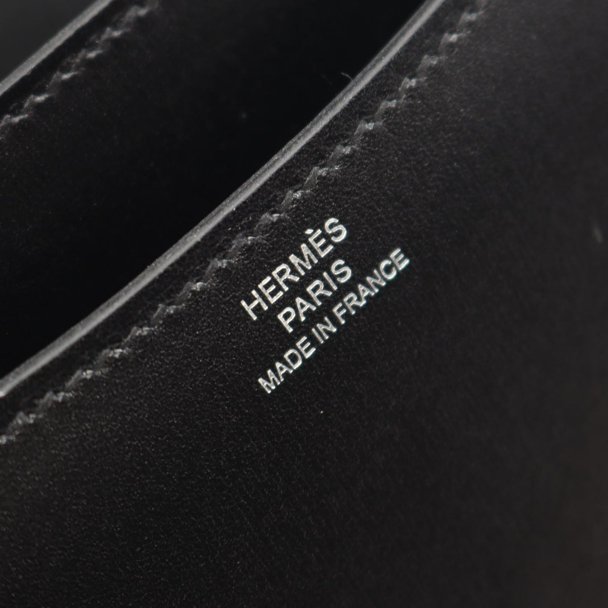 HERMES Constance 3 mini Shoulder Bag Black Box calf leather Calfskin (cowhide) 2101219927626