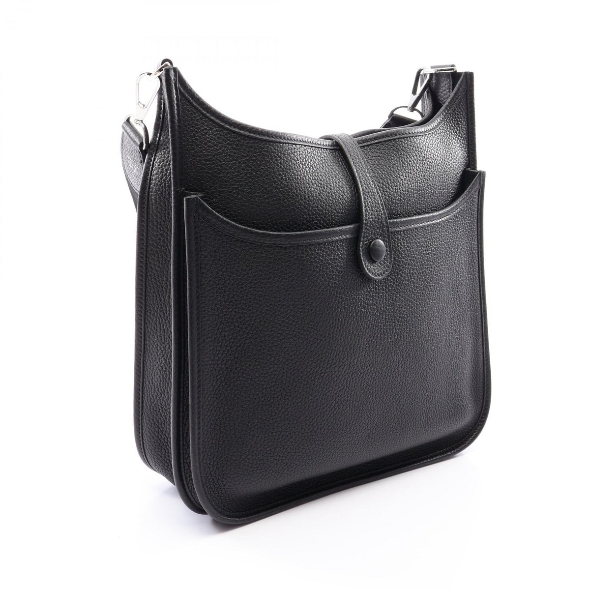 HERMES Evelyne 3 Troyes PM Shoulder BagNoir Black Noir Black Black Taurillon Clemence leather Taurillon Clemence 2101219927671