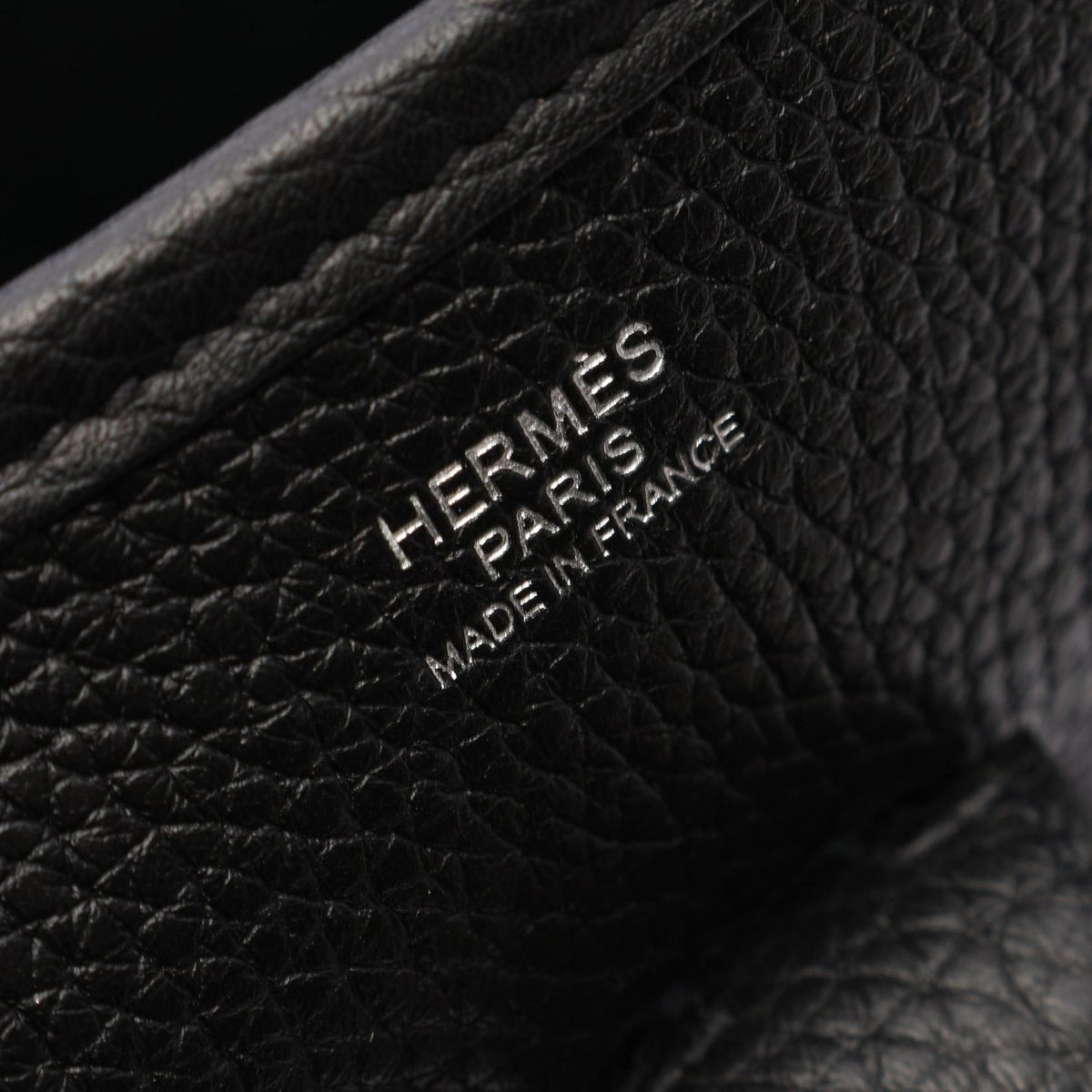 HERMES Evelyne 3 Troyes PM Shoulder BagNoir Black Noir Black Black Taurillon Clemence leather Taurillon Clemence 2101219927671