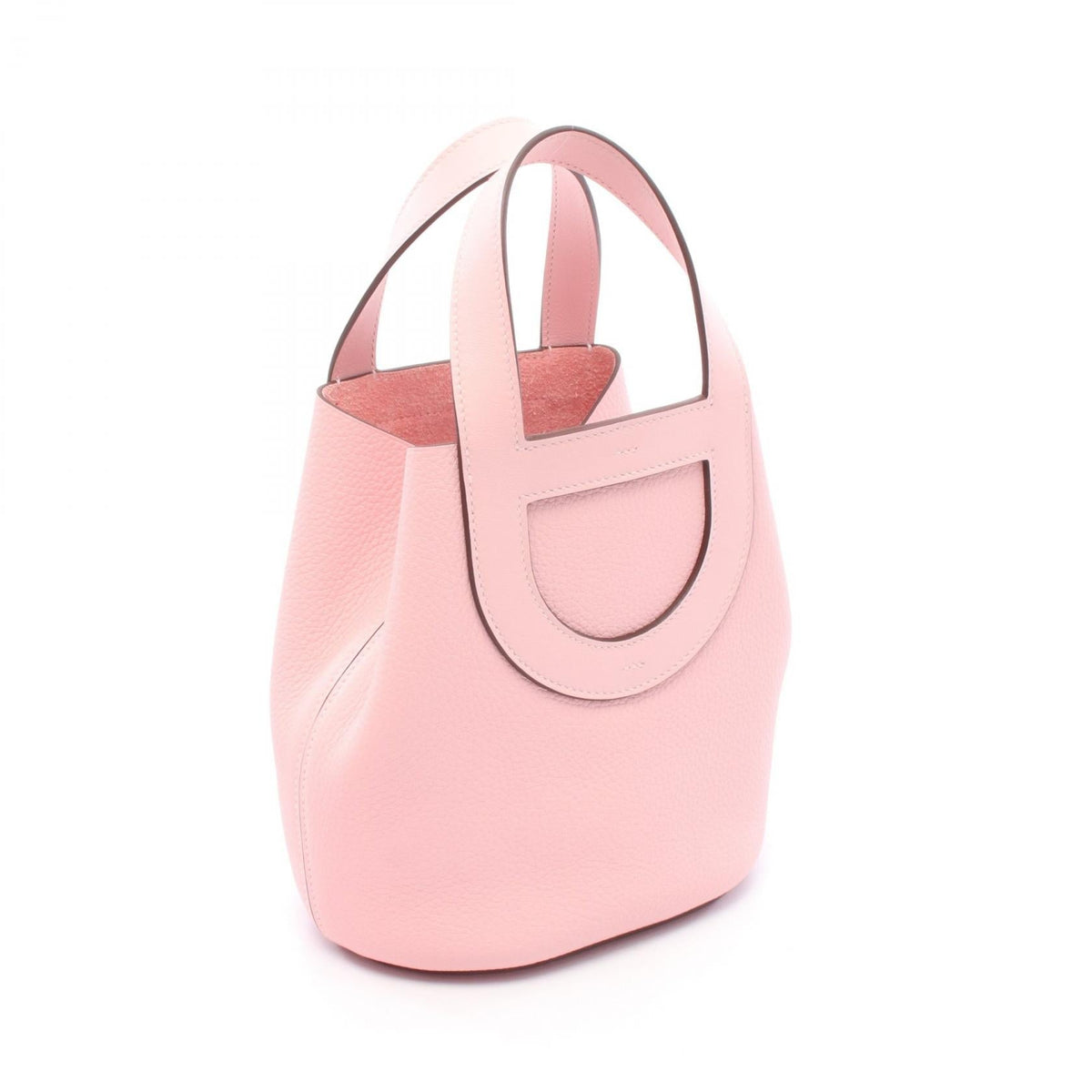 HERMES in the loop 18 HandbagRose sakura Rose sakura Pink Taurillon Clemence leather Calfskin (cowhide) Taurillon Clemence / Veau Swift leather 2101219927664