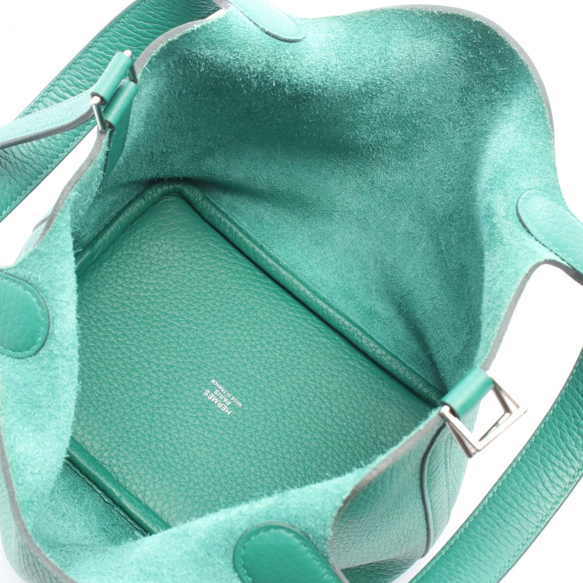 HERMES Picotin Lock PM HandbagVert vertigo Vert vertigo Green Taurillon Clemence leather Taurillon Clemence 2101219927701