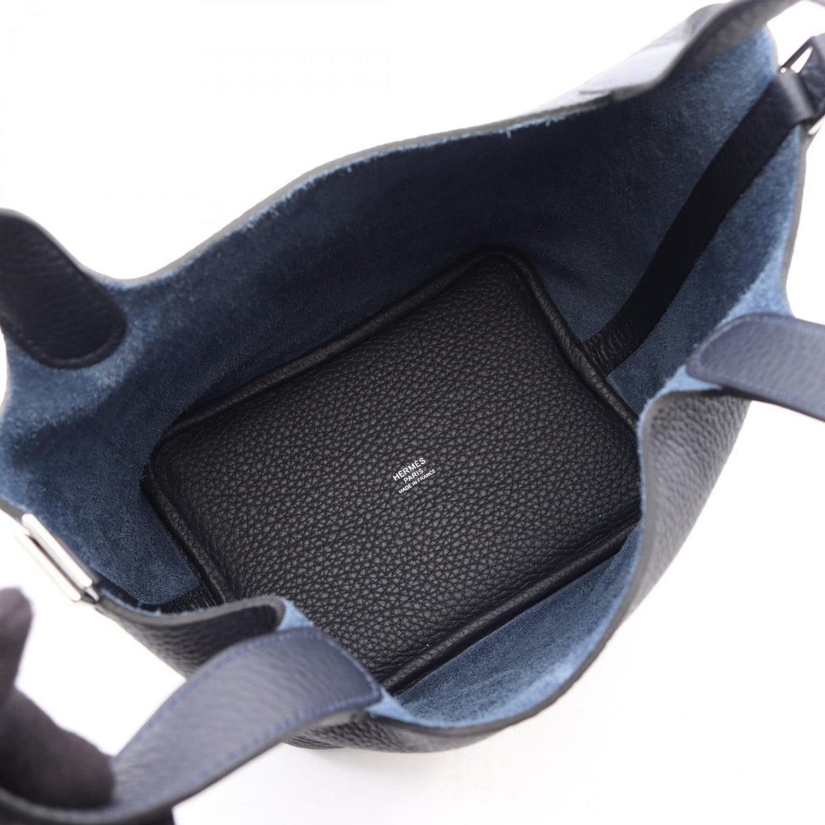 HERMES Picotin Lock PM HandbagBlue nuit Blue nuit Navy Taurillon Clemence leather Taurillon Clemence 2101219927718