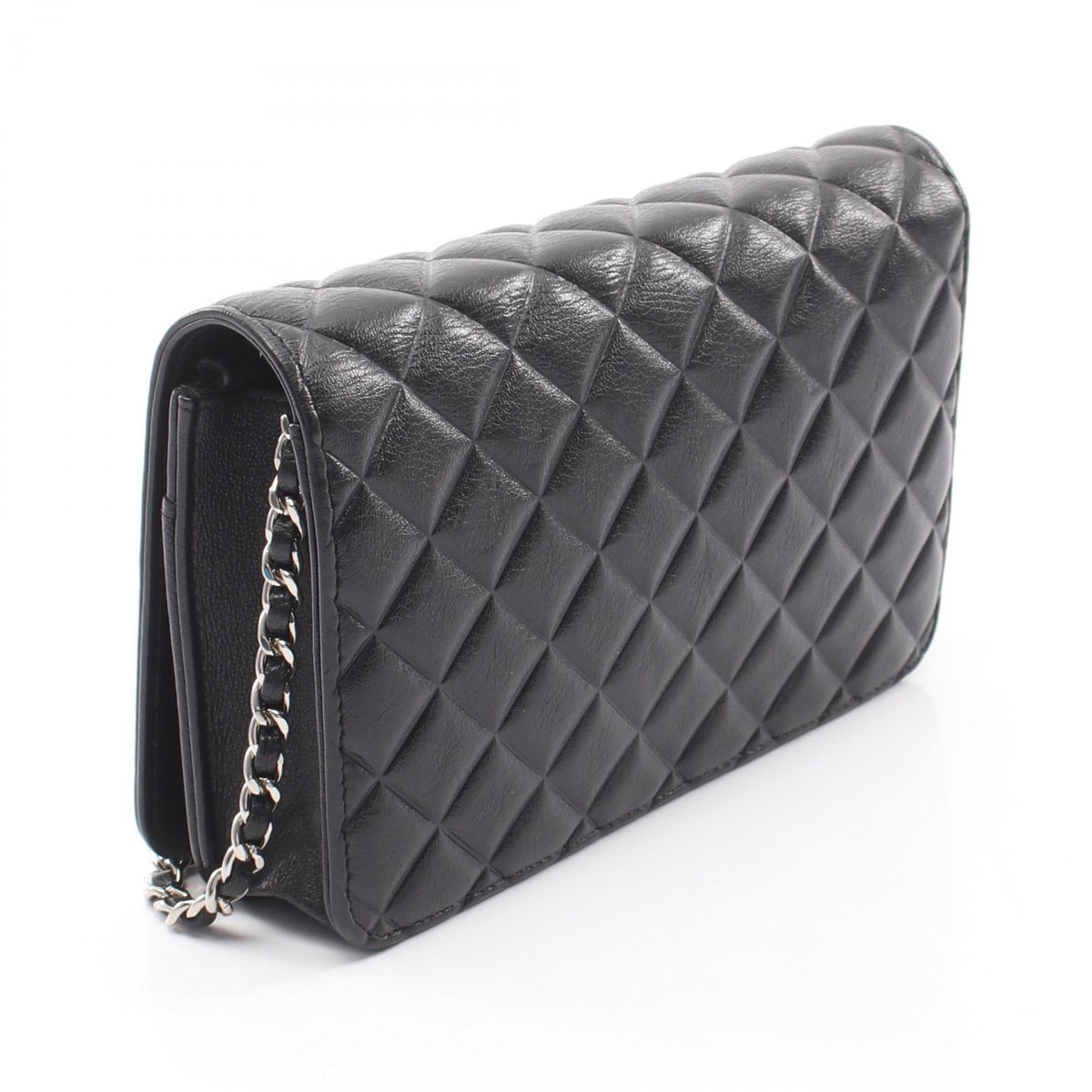 CHANEL Black Matelasse Calfskin (cowhide) 2101219925240