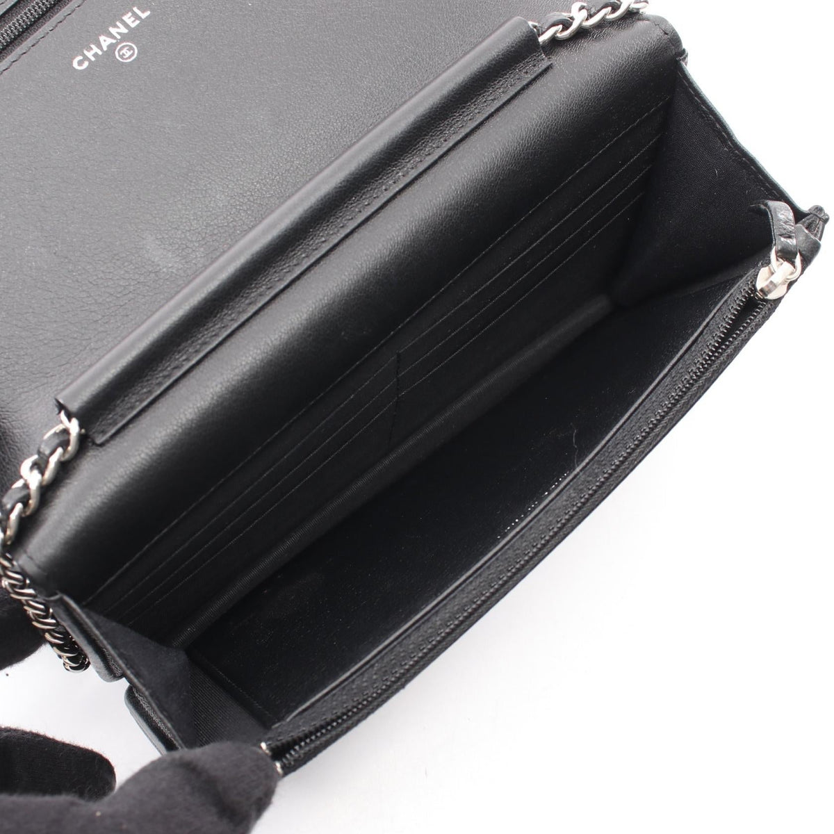 CHANEL Black Matelasse Calfskin (cowhide) 2101219925240