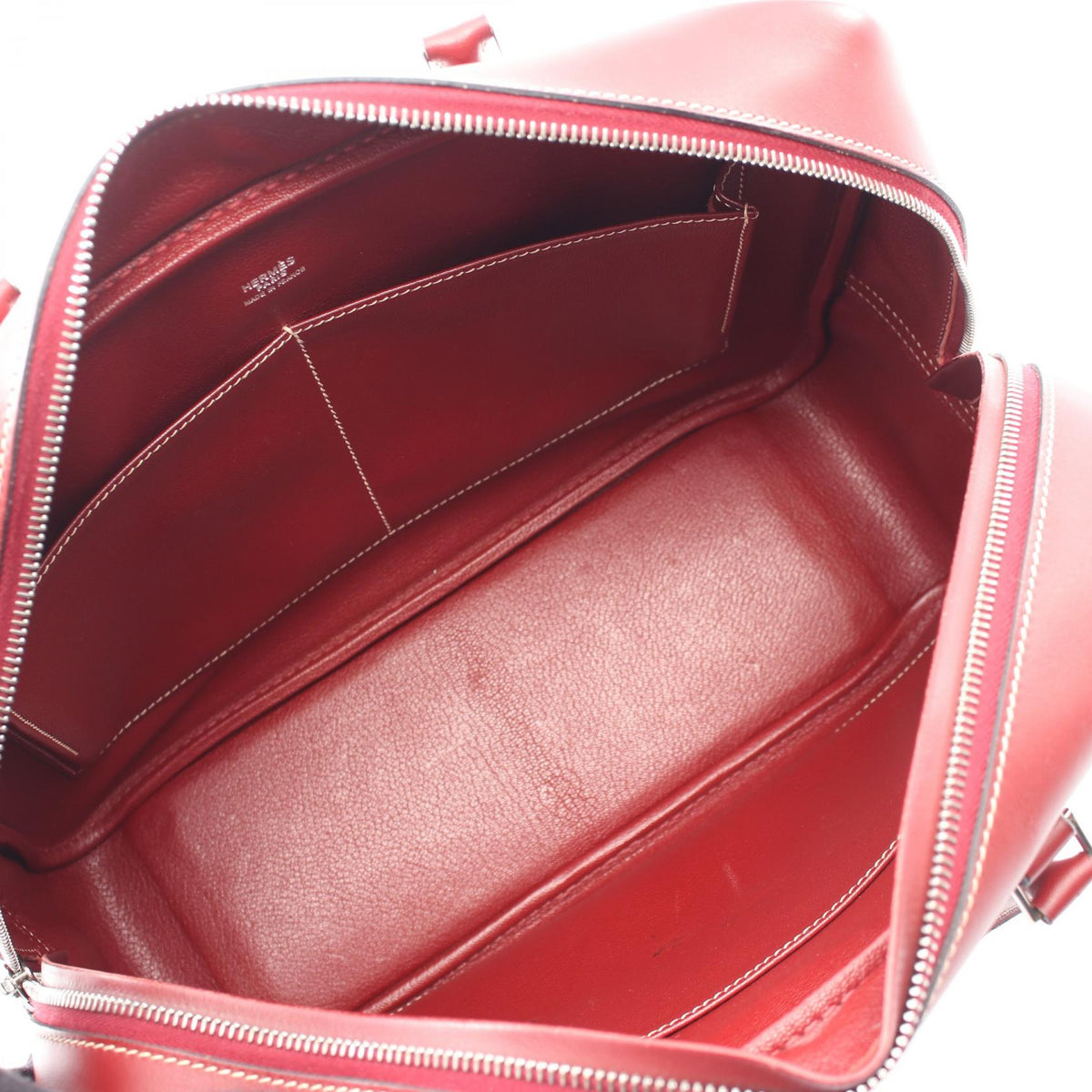 HERMES Purum 32 HandbagRouge H Rouge H Bordeaux Gulliver leather leather Gulliver leather 2101219927374