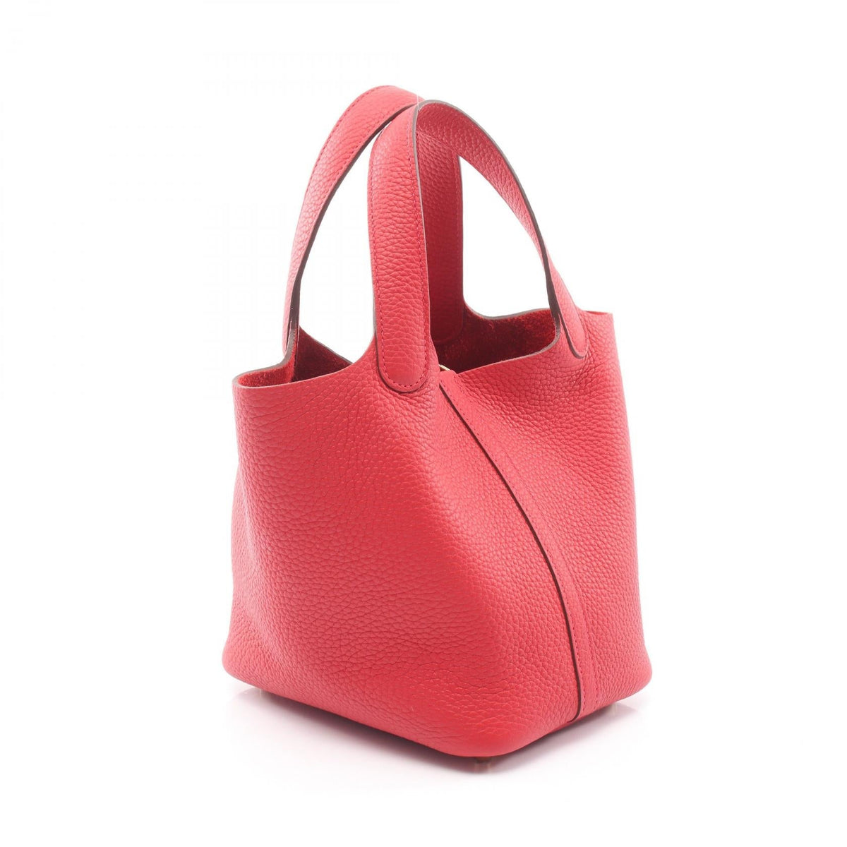 HERMES Picotin Lock PM HandbagVermillon Vermillon Red Taurillon Clemence leather Taurillon Clemence 2104102513425
