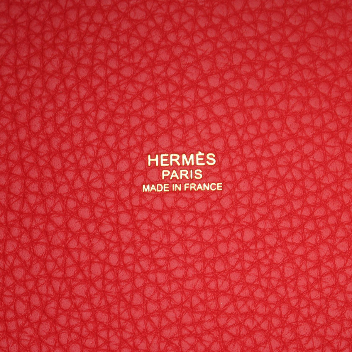HERMES Picotin Lock PM HandbagVermillon Vermillon Red Taurillon Clemence leather Taurillon Clemence 2104102513425
