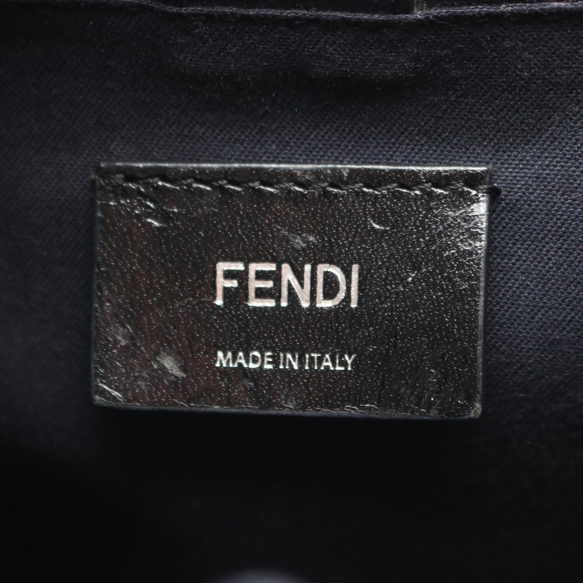 FENDI PETITE 2JOURS Petit Toujours Handbag Navy/Red leather 8BH253 2120900122386
